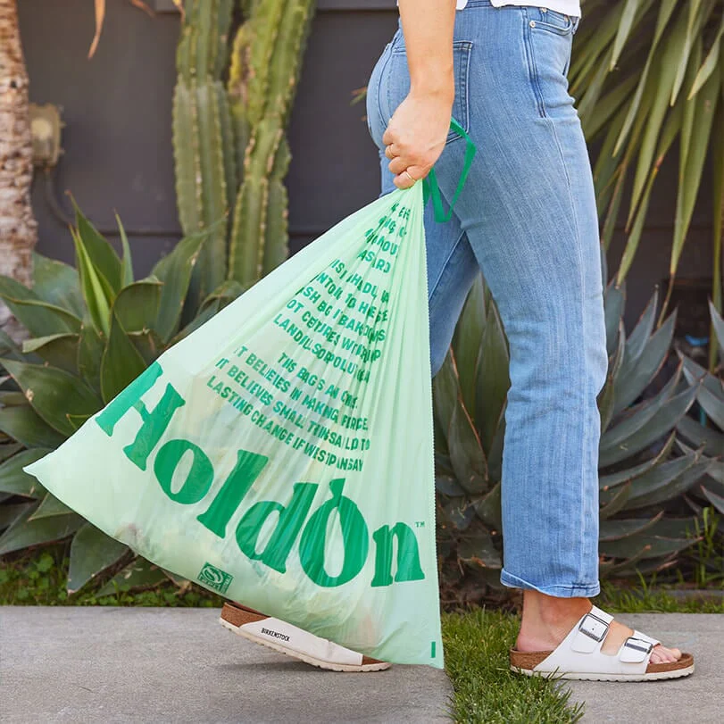 HoldOn Compostable Tall Kitchen Trash Bags - Image 4