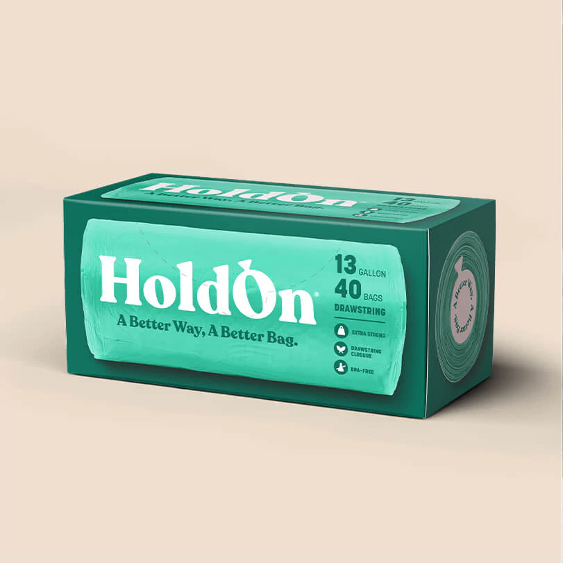 HoldOn Compostable Tall Kitchen Trash Bags - Image 5